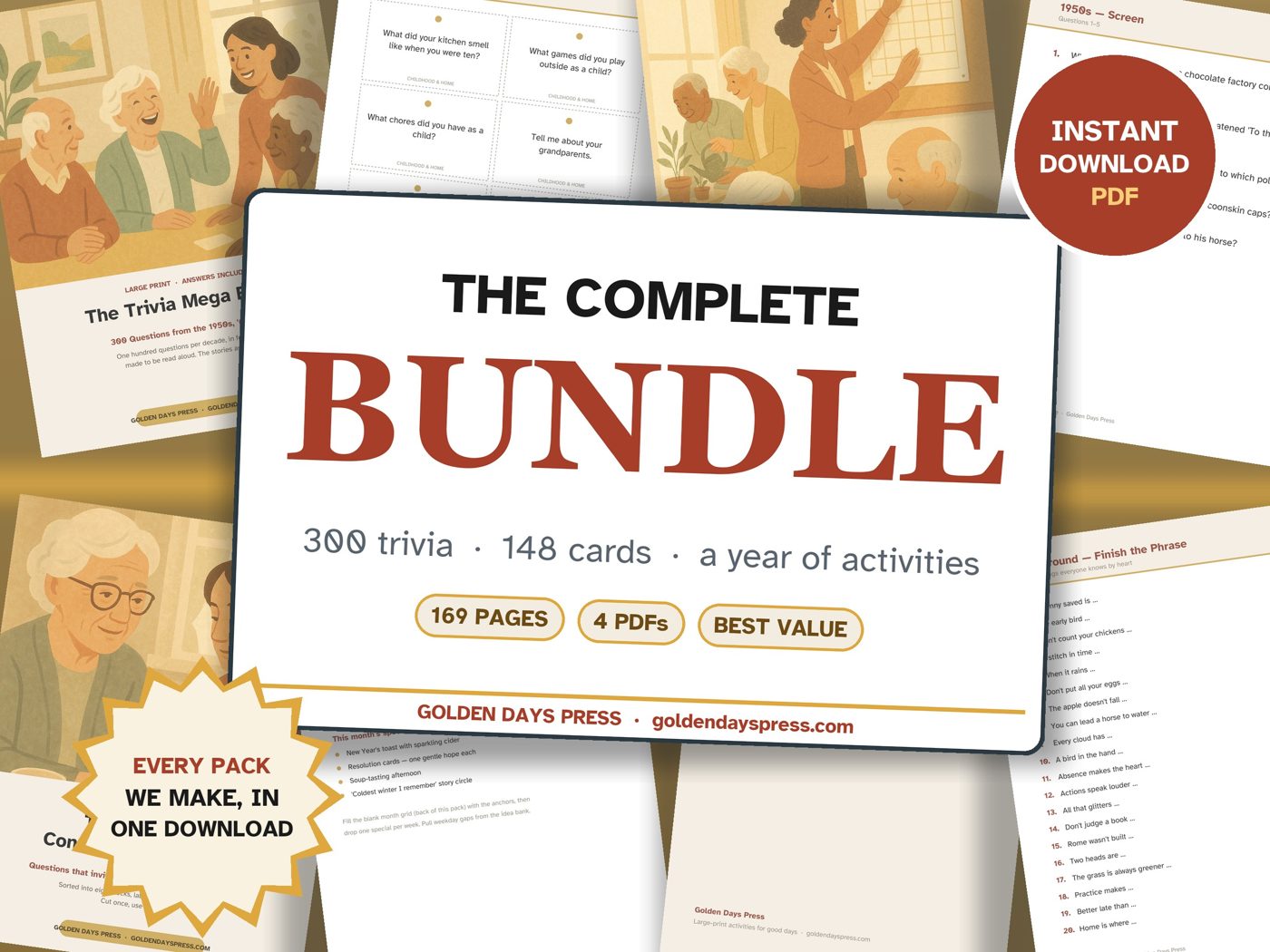 Complete Activity Bundle — all three packs